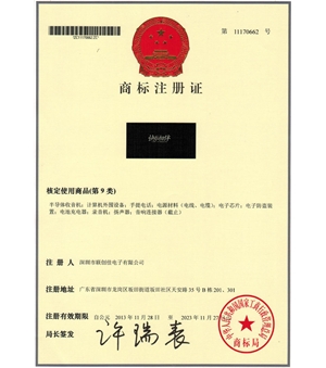 快樂相伴商標證書